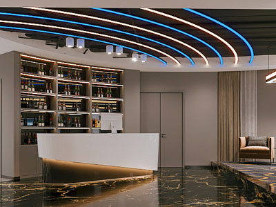 现代桌球俱乐部 台球室