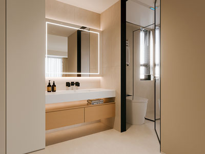 现代卫浴间 洗手间