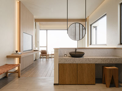 现代民宿客房 双人房