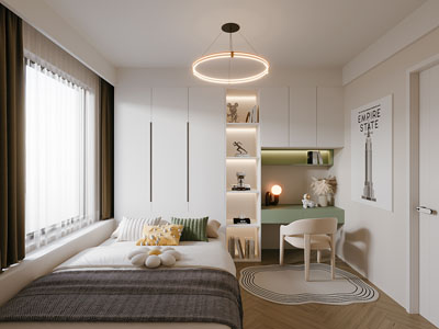 现代榻榻米卧室