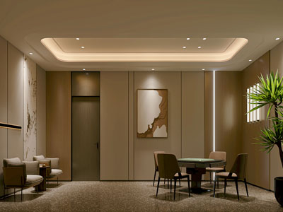 现代麻将娱乐休闲室