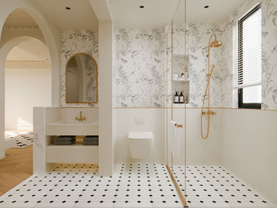 法式轻奢卫浴间 洗手间