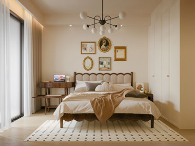 法式奶油风卧室