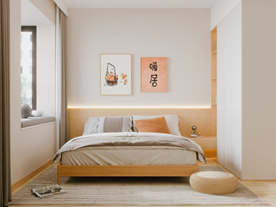 日式奶油风卧室