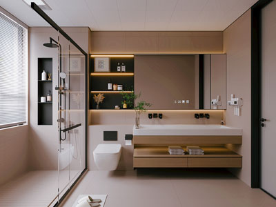 现代洗手间 卫浴间