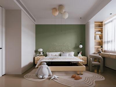 现代卧室 儿童房