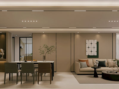 现代客厅餐厅