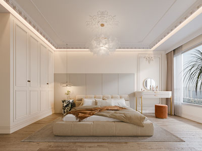 法式奶油风卧室