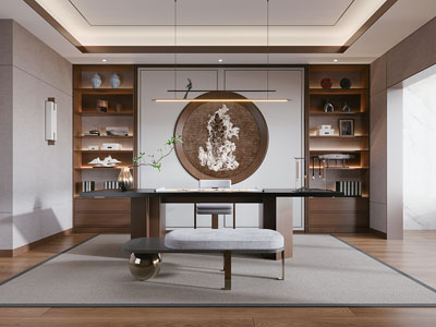 新中式书房