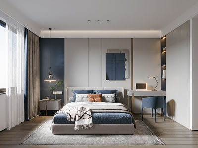 现代卧室