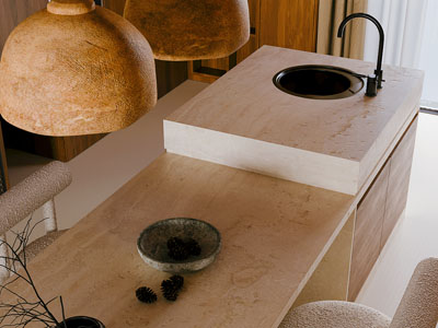 侘寂风吧台餐桌椅组合3d模型 侘寂风吧台餐桌椅组合