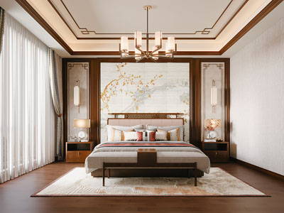 新中式卧室