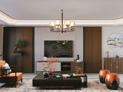 新中式客厅