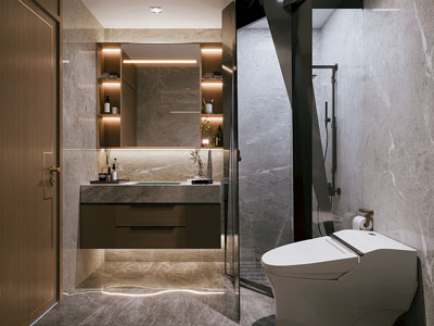 现代卫浴间 洗手间