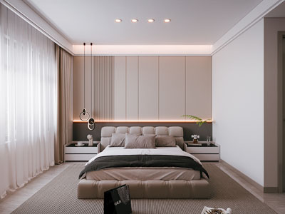 现代卧室