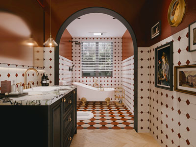 法式卫浴间 洗手间