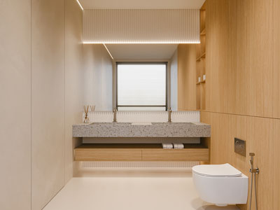 现代卫浴间 洗手间