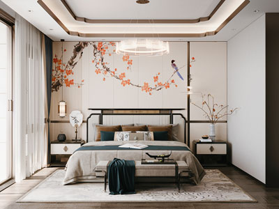 新中式卧室
