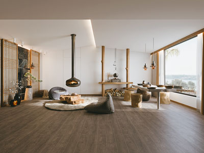 侘寂风客厅餐厅