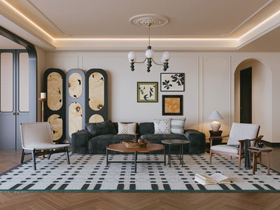 法式中古风客厅