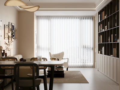 侘寂风客厅餐厅