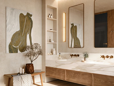 侘寂风卫浴间 洗手间