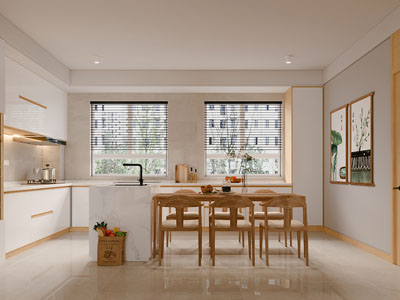 新中式开放式厨房