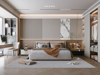现代卧室