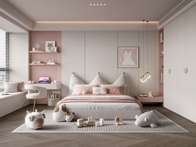 现代卧室 儿童房