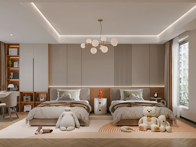 现代卧室 儿童房