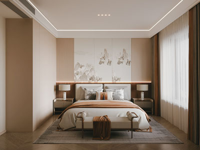 新中式卧室