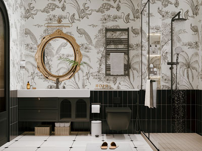 法式洗手台 淋浴花洒