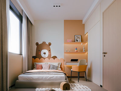 现代卧室 儿童房