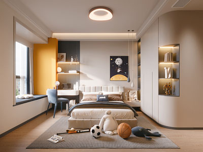 现代卧室 儿童房