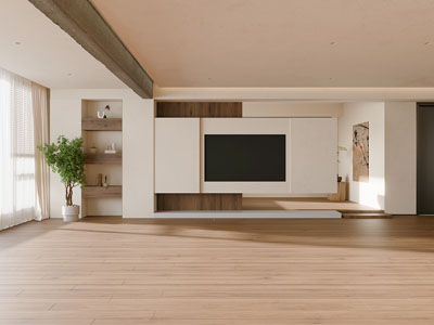 现代客厅电视背景墙3d模型 现代客厅电视背景墙