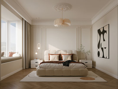 法式奶油风卧室