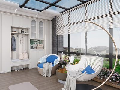 现代阳光房 休闲室