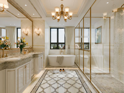 欧式卫浴间 洗手间