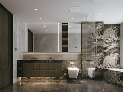 现代卫浴间 洗手间