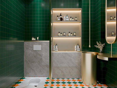 现代轻奢卫浴间 洗手间