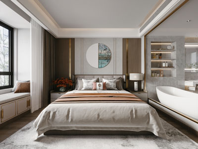 新中式卧室