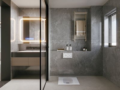 现代卫浴间 洗手间