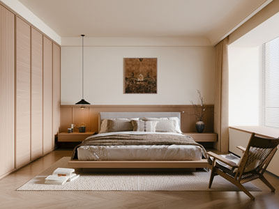 侘寂风卧室