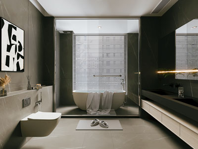 现代卫浴间 洗手间