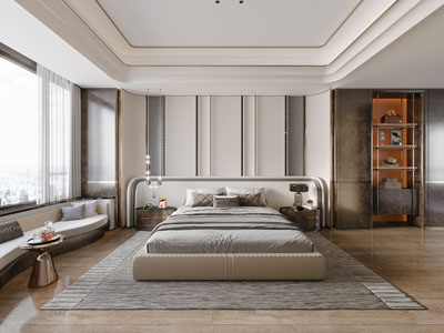 现代轻奢卧室