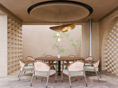 侘寂风民宿包厢包间