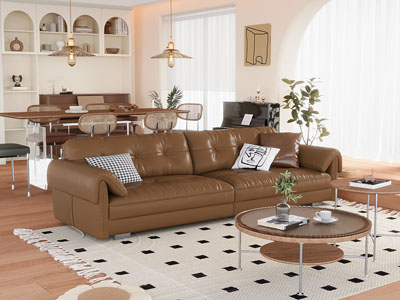 法式复古客厅餐厅