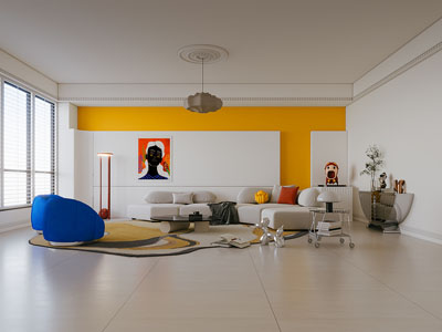 现代多巴胺客厅