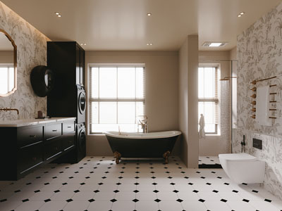 法式卫浴间 洗手间