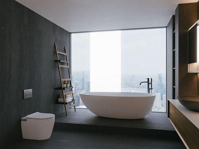 现代卫浴间 洗手间